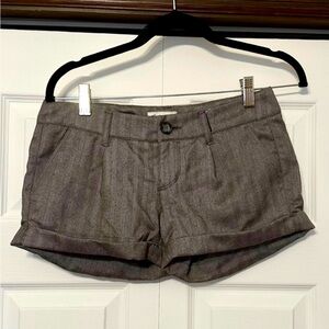 Vintage Grey American Eagle Paperbag Dress low rise micro Shorts